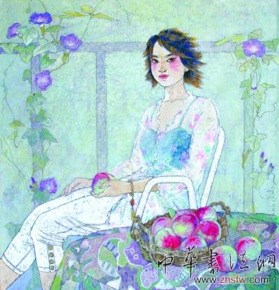 夏 天 (水彩丙稀画·局部) 王 霞
