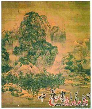 收藏欣赏：宋画家范宽《雪景寒林图》