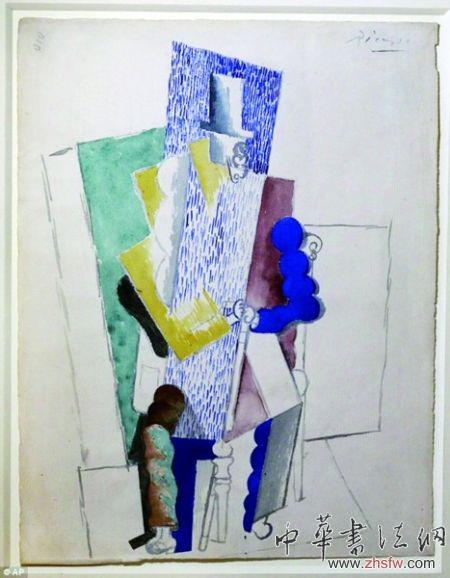 美国小伙抽中价值100万毕加索画作