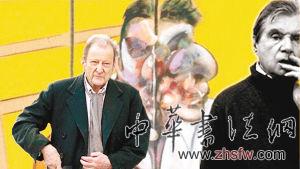 培根（右）把弗洛伊德（左）画得不太像