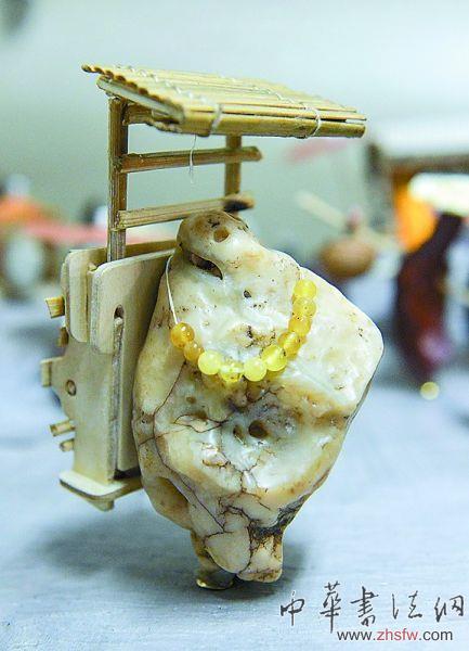 玩家用600块奇石立体展现《清明上河图》