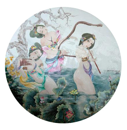 评穿梭于艺术两极的瓷板画
