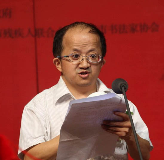 “家在富春山”羊晓君隶书展在京成功举办