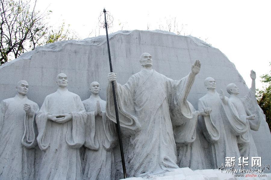 #（文化）（4）大型群雕《鉴真东渡》扬州落成