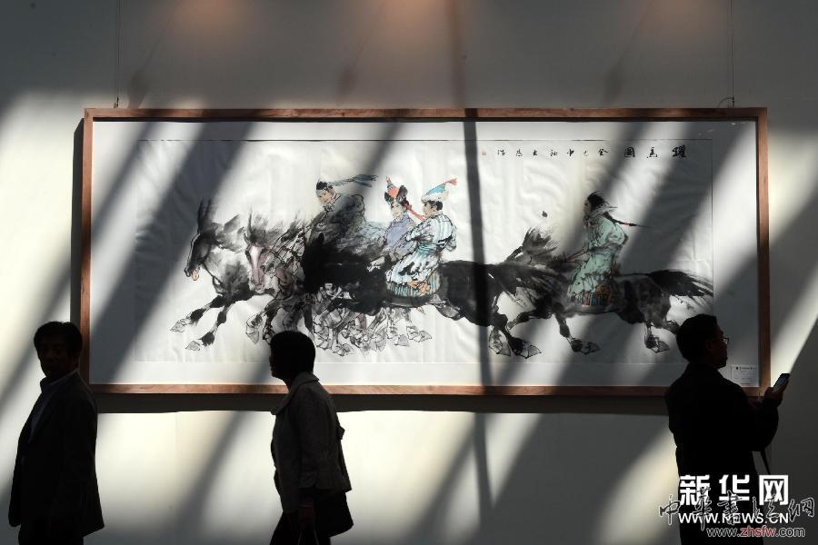 （文化）（2）第四届中国画节在山东潍坊举行