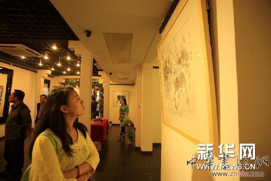 （XHDW）（1）“水墨魂·视典”书画展在西安开幕