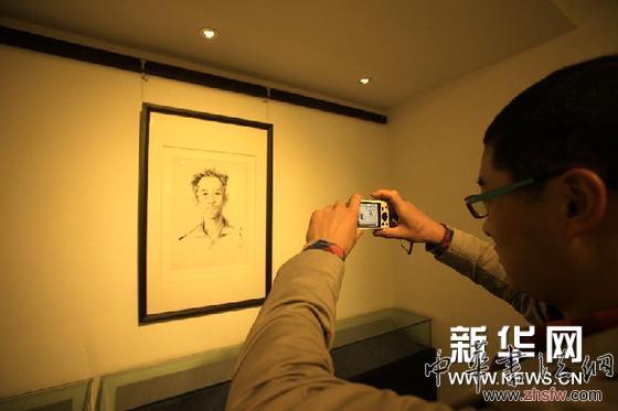 （XHDW）（2）“水墨魂·视典”书画展在西安开幕