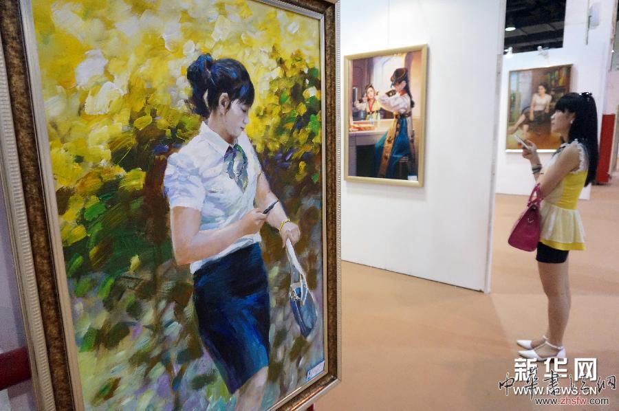 #（文化）（2）朝鲜当代油画精品展亮相西湖艺博会