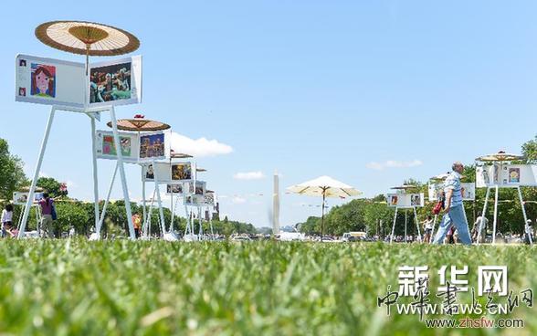 （国际）（1）中国周文化节携手中美儿童画展亮相华盛顿