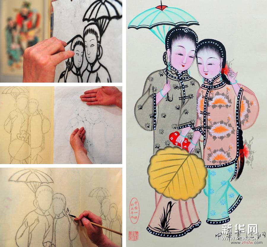 （文化）（1）山东高密扑灰年画“中国一绝”