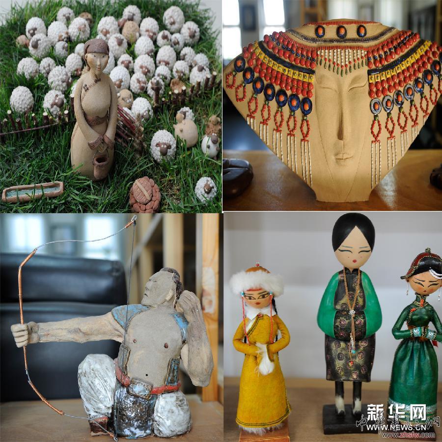 （晚报）（2）毕业作品展上的草原风情