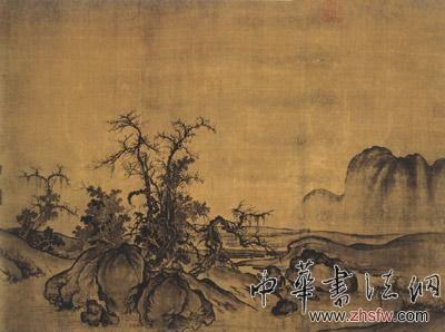 从树法看山水画的人文寓意和笔墨程式