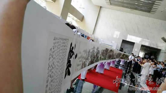 宋斌个展大连开幕 25米山水长卷震惊全场