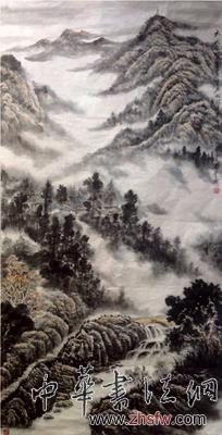 田传营——“盛世中国”书画界最具贡献人物献礼建国65周年