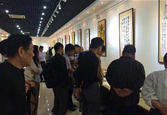 崔学路书法还乡展在山东举行