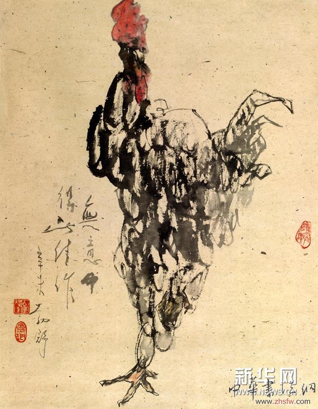 作品名称：偶得佳作  创作时间：1991年  尺寸：65x50