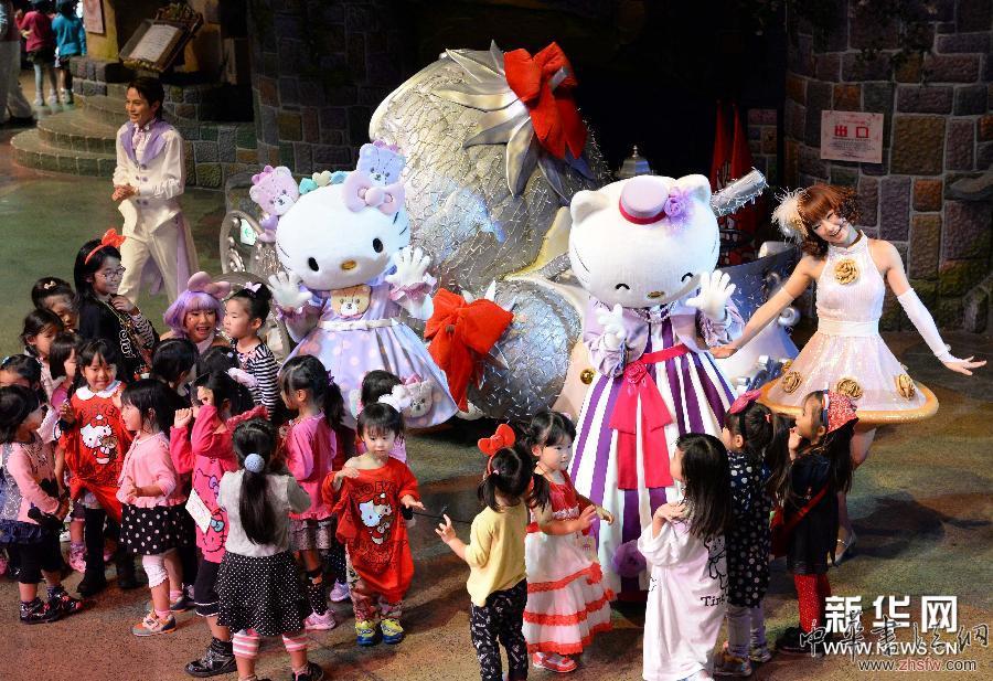 （国际）（2）日本三丽鸥彩虹乐园庆祝凯蒂猫40岁生日