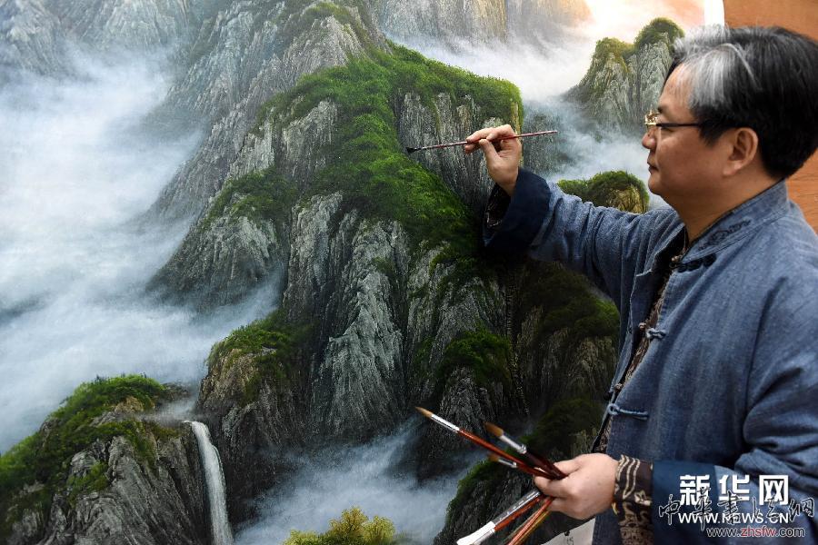 （新华网）（2）画家回乡创办油画创意产业园