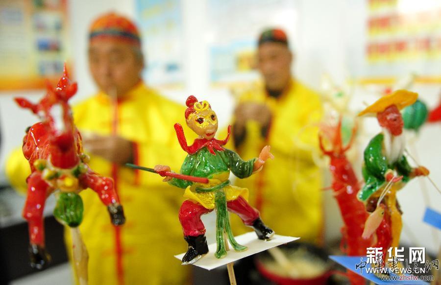 （晚报）（2）河北肃宁：百年糖人艺术“吹”出国门