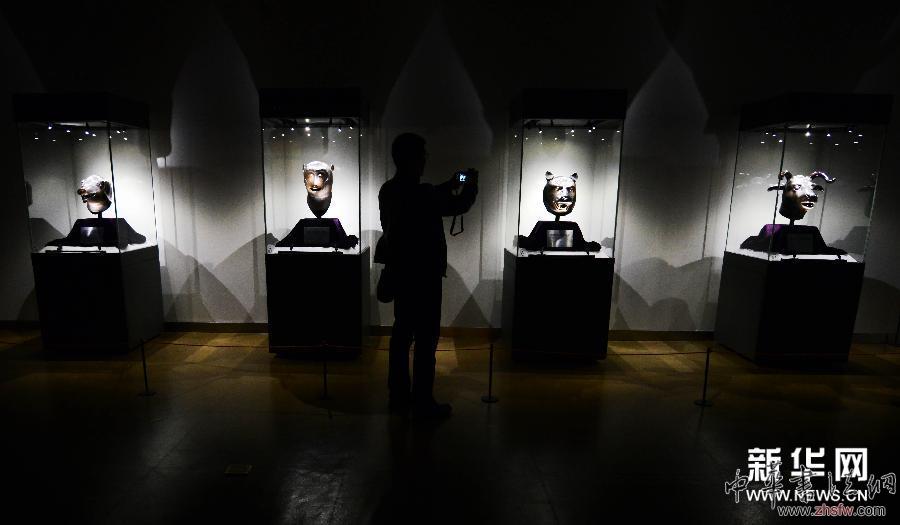 “四大兽首”亮相济南圆明园特展 组图