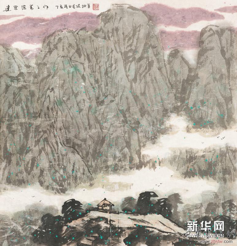 吐鲁番在途中 国画