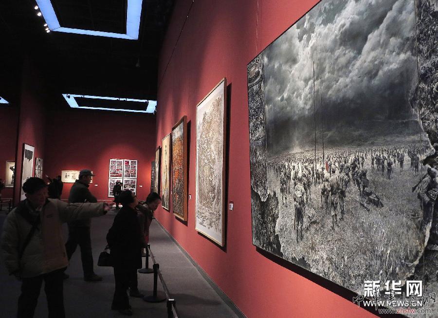 （晚报）（2）全国美展国内巡展首站在山东举行