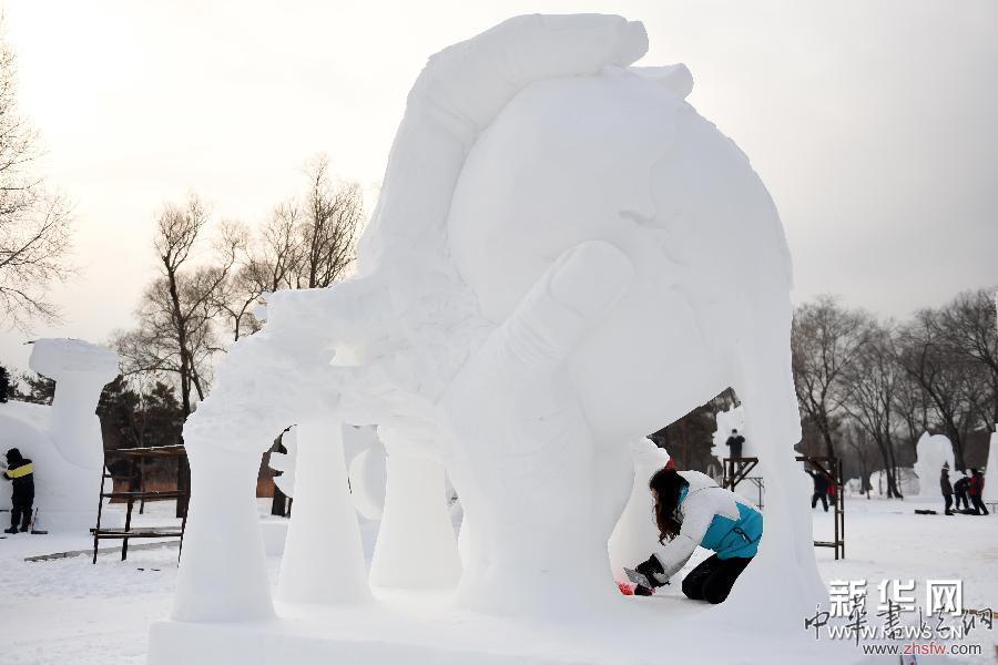 （文化）（5）第20届哈尔滨国际雪雕赛落幕