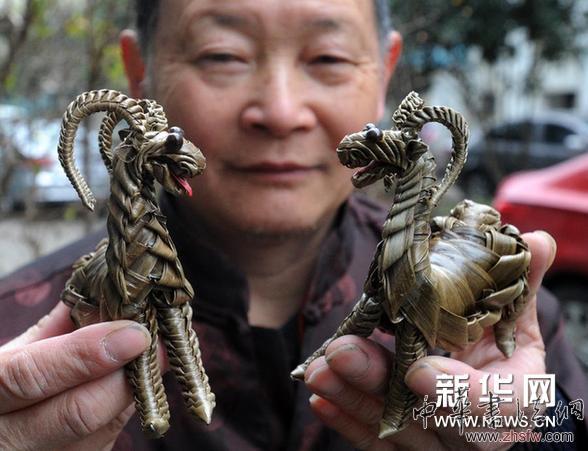 #（晚报）（2）苏州民间艺人巧手编“羊”迎新春
