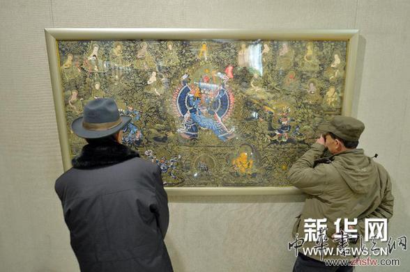 （新华网）（1）百幅传世唐卡在兰州展出