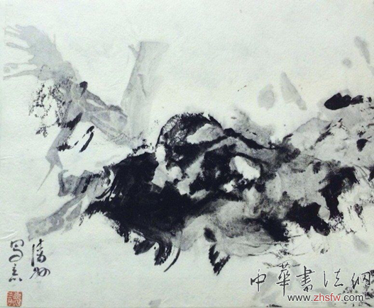 以书入画 线条酣畅淋漓