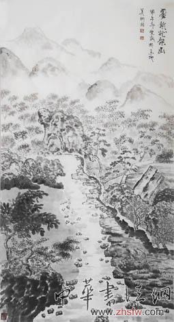 《雾锁龙架山》96cmx178cm