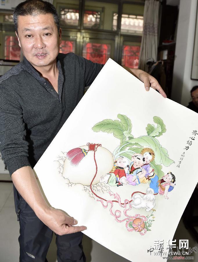 （晚报）（1）天津杨柳青年画春节销量逐年增长