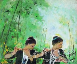 苏天赐 《春声》 61×75cm 布面油画