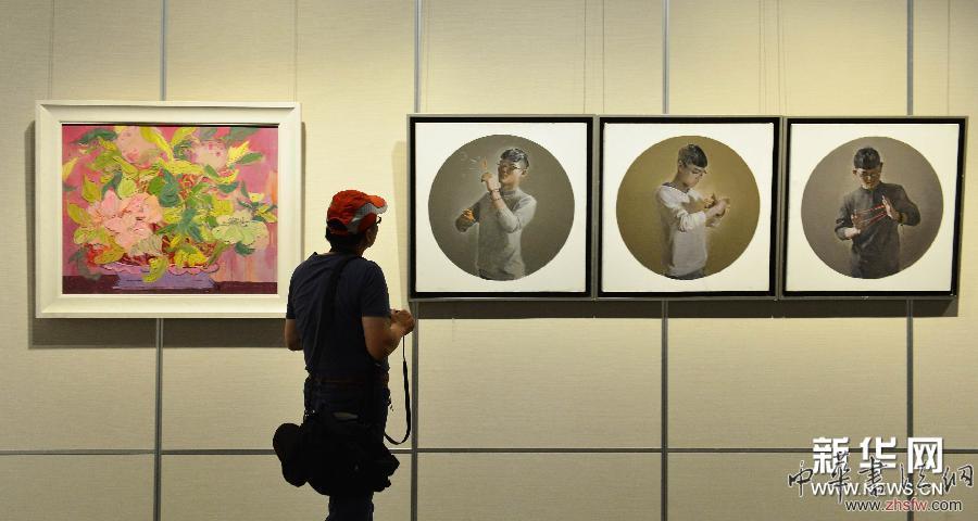 浙江省优秀美术作品展杭州开幕 图