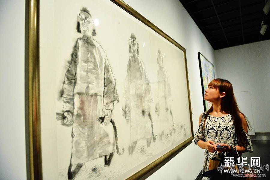 浙江省优秀美术作品展杭州开幕 图
