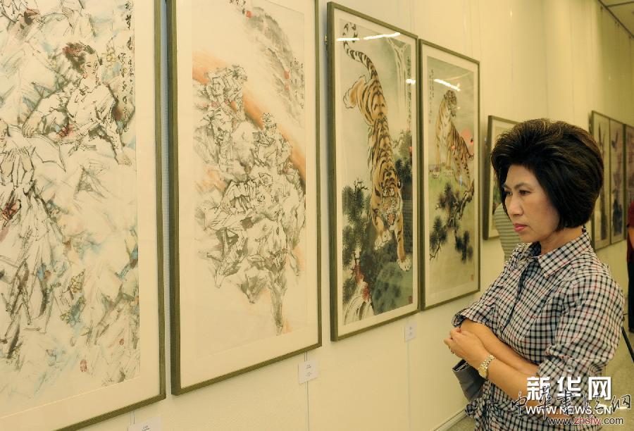 （XHDW）（1）曼谷举办中国当代书画名家艺术精品展