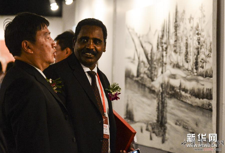 （中国—亚欧博览会）（1）“意会中国——阿拉伯知名艺术家来华采风交流活动汇报展”开展