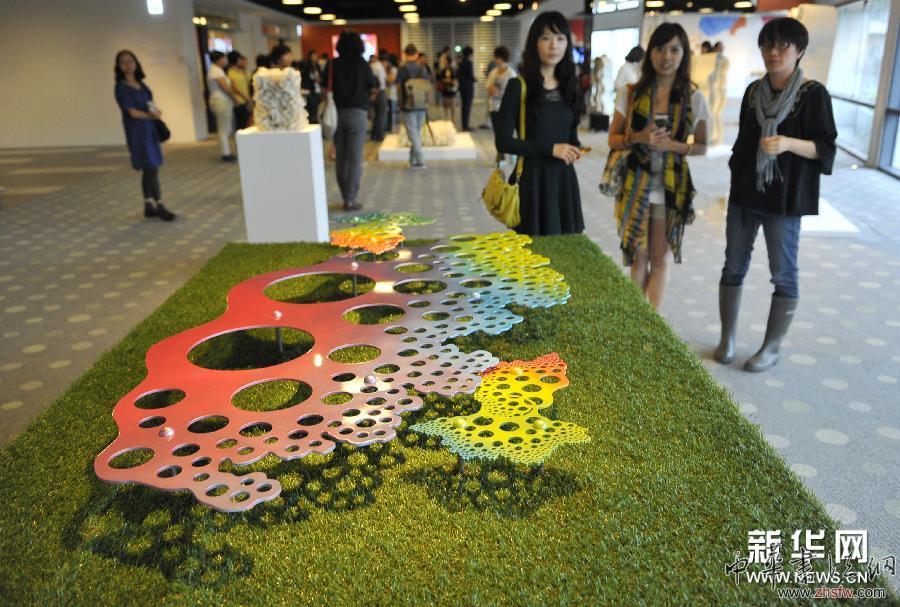 （晚报）（1）“幻境花园”公共艺术模型展在台北开幕