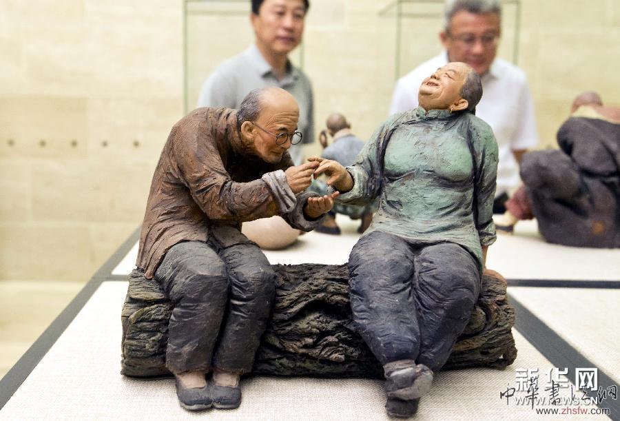 天津泥人张彩塑优秀作品北京开展 图