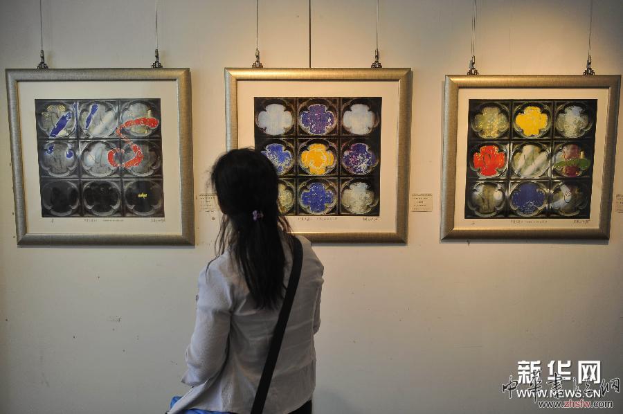 （晚报）（1）台湾留学西班牙艺术家联展开幕