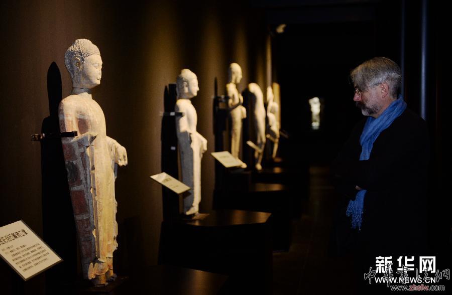 （文化）（1）山东青州龙兴寺佛教造像在西安展出