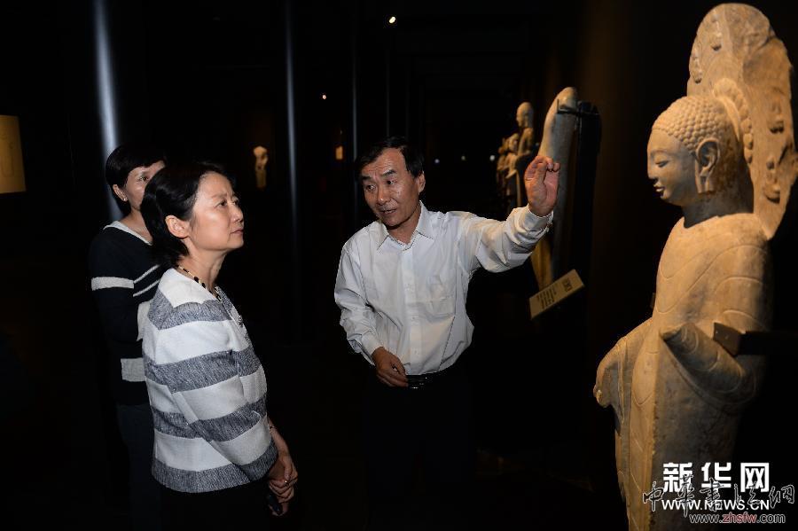 （文化）（2）山东青州龙兴寺佛教造像在西安展出