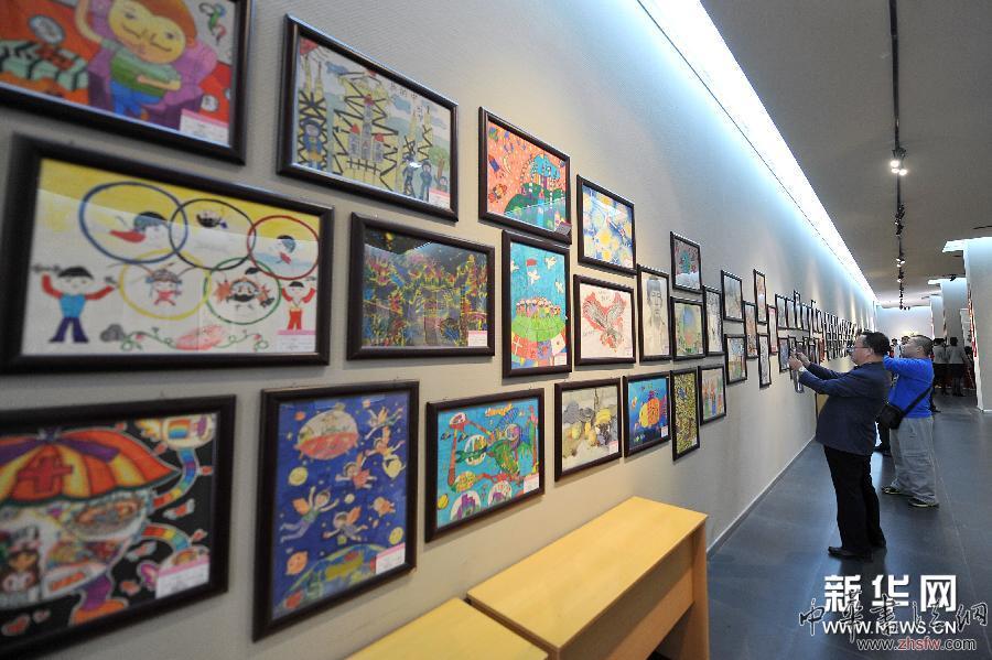 （晚报）（1）山西省中小学“我的中国梦”主题系列书画、手工制作大赛作品展开幕