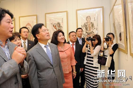 （XHDW）（2）“中国风格——中国国家画院国画作品展”在曼谷举行