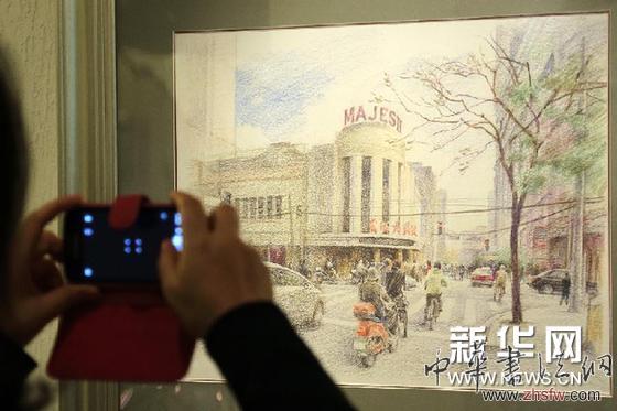 （晚报）黄石彩铅画展亮相申城