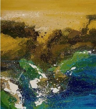 大气山河自在泼彩--謝義錩近作展