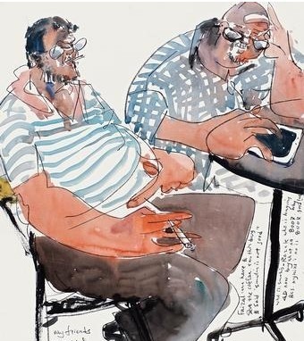 狮城肖像--新加坡水彩画展