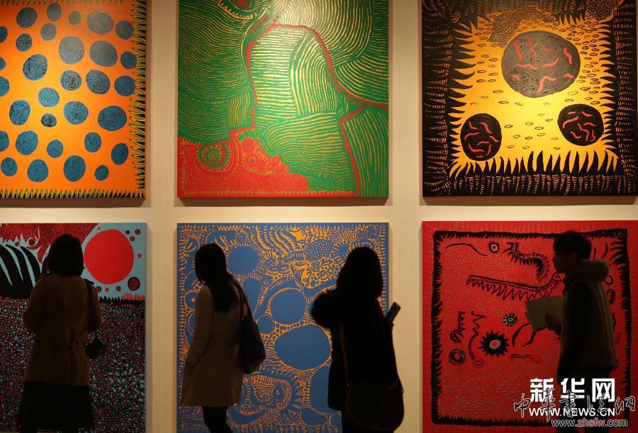 日本艺术家草间弥生个展上海开展 图