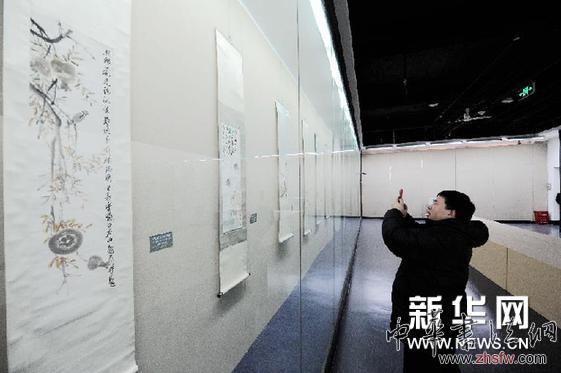 （晚报）齐白石绘画作品在黑龙江展出