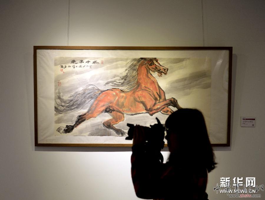 （文化）（2）许勇“马年画马”中国行画展在沈阳举行